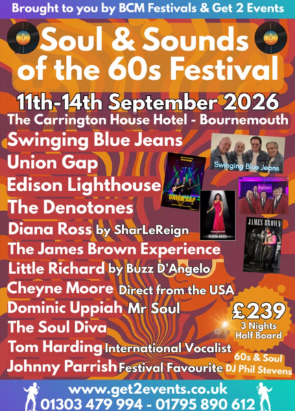 Soul & Sounds of the 60's Festival